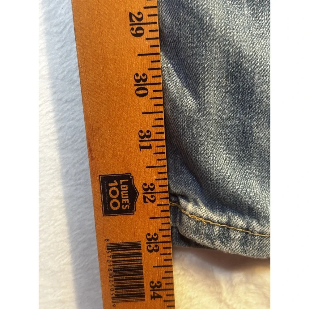 Levis 559 Jeans Mens 32x33 ‎ Relaxed Fit Straight Denim Distressed Medium Wash